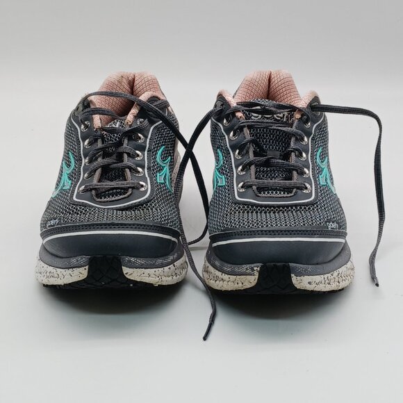 Gravity Defyer Men's Sneakers Size 9.5 Gray & Orange Shock Absorbing Athletic Wa - Picture 1 of 10